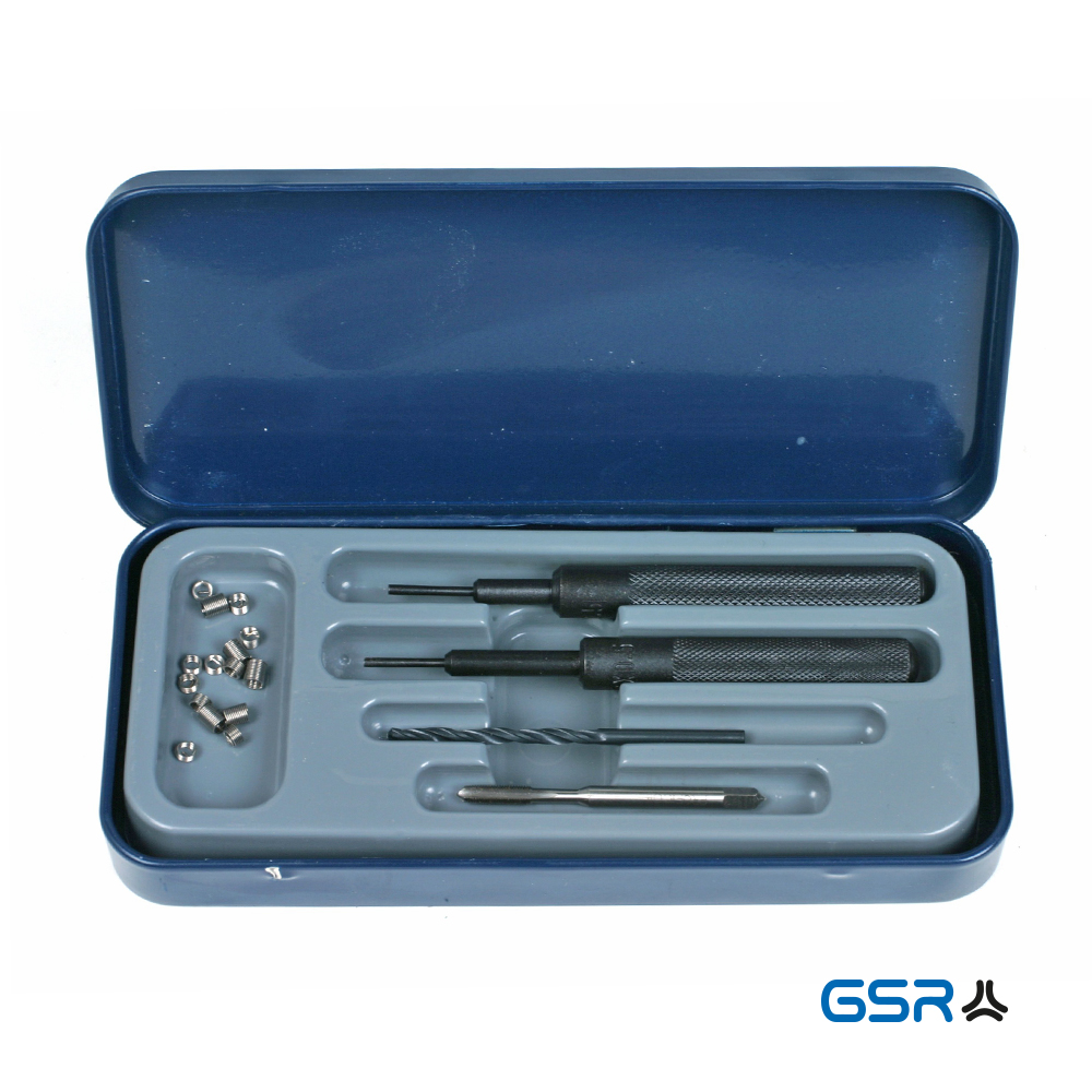 GSR professional thread-repair-kit 19-pcs m8 thread-inserts thread-reinforcement HSS 00803009