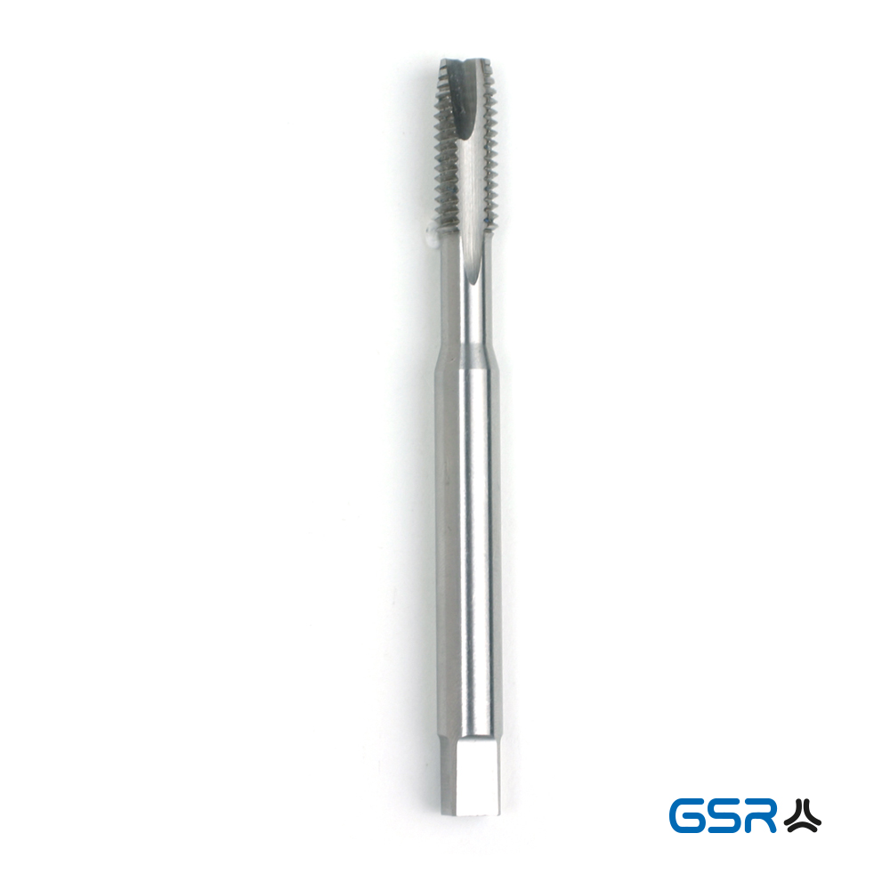 GSR machine-tap metric M form B through-hole DIN 371 reinforced-shank HSSE 01004
