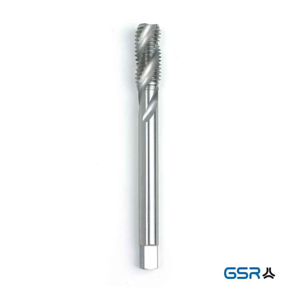 GSR machine-tap UNC form C right-spiral 35 degrees DIN 2184-1 C/RSP35° overflow-shank HSSE 01615