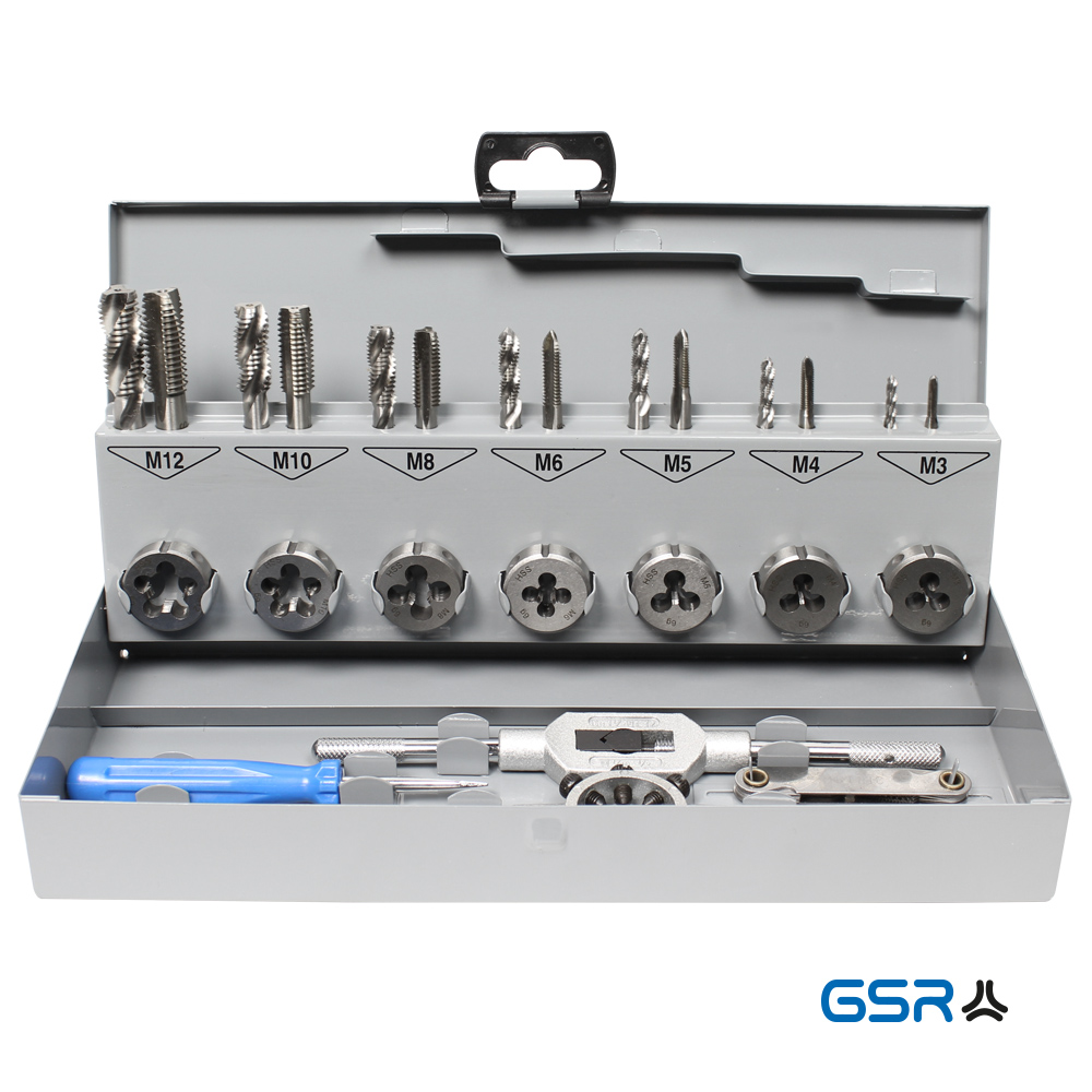 08305120 27-piece GSR combi tap set M3 - M12 HSSG with single-cut tap form B/ RSP 35 degrees Product image 1