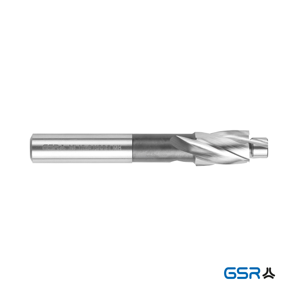 GSR counterbore fine fixed guiding-pin spot-facer DIN 373 HSS 04034