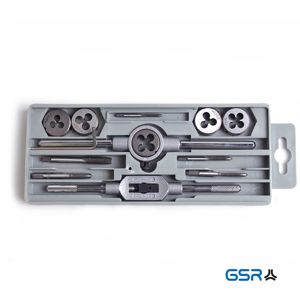 thumbnail interactive-video image 1 of Need To Cut Some Threads? Grab This 3-Piece Set Of 3/8-20 HSS Taper Hand Taps! 1 of 6
