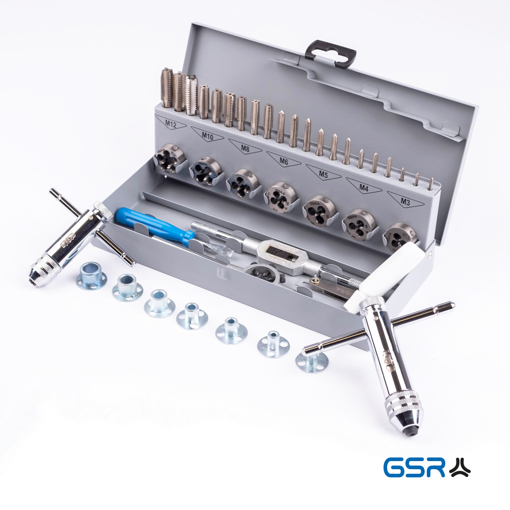 GSR 32-pcs tap-and-die set toolholder round-die-guides bundle1