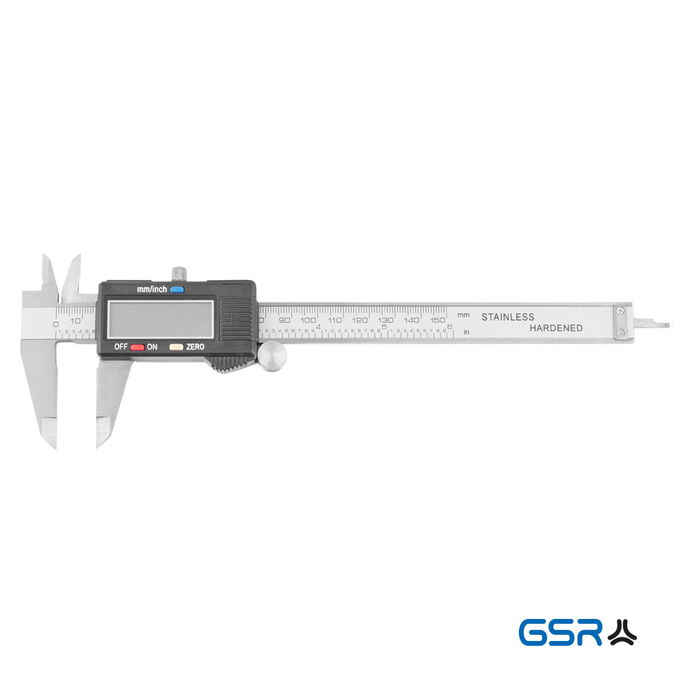 GSR Messschieber Schieblehre Digital 150mm 6 Inch Zoll 05010010