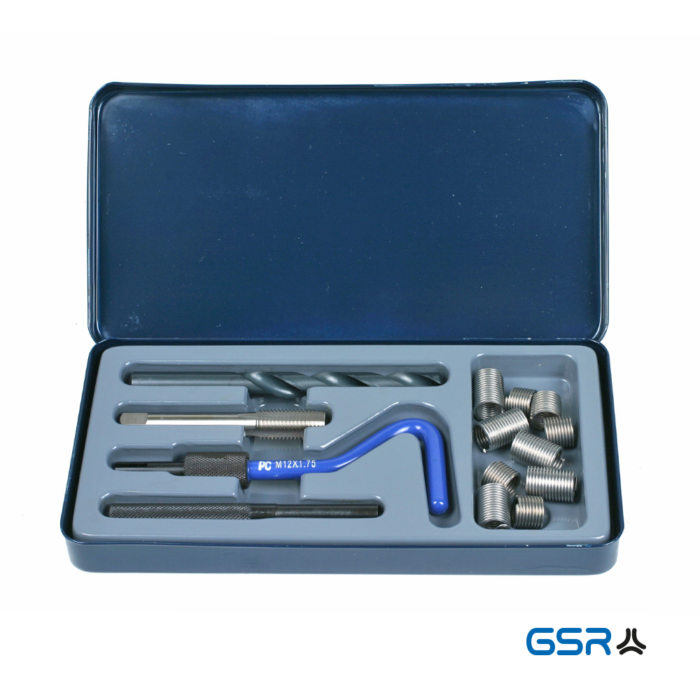 GSR professional thread-repair-kit 15-pcs m16 thread-inserts thread-reinforcement HSS 00803022