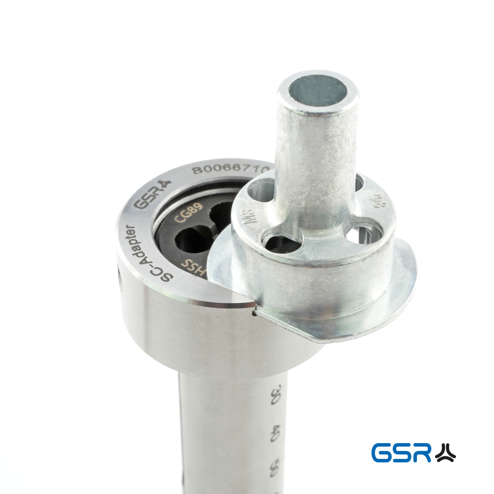 GSR SC-Adapter mit Dreiflächenschaft für den Akkuschrauber - Schneideisenhalter für Bohrschrauber e-Tapping Sortiment 00677100 Produktbild 6