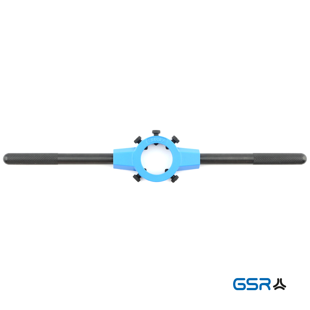 B0880 GSR Schneideisenhalter Silver aus Zinkdruckguss für Schneideisen zum Außengewindeschneiden in blauer Farbe Produktbild 1