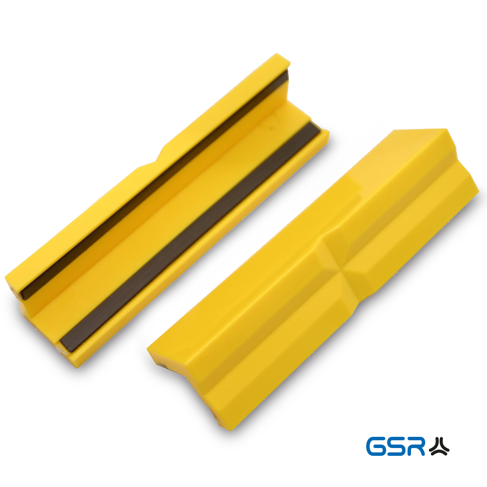 GSR Schonbacken Kunststoffbacken Prismen-Profil mit Magnet-Streifen 00907