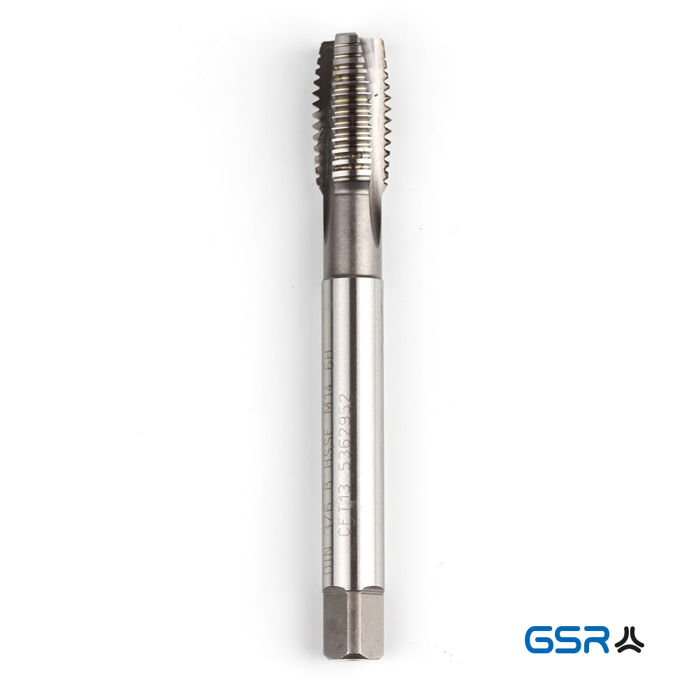 GSR Silverline machine-tap metric Form B through-hole DIN 371 overflow-shank HSSE premium-machine-tap 09001